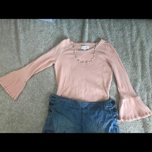 NEVER BEEN WORN ELLE PINK SWEATER MEDIUM